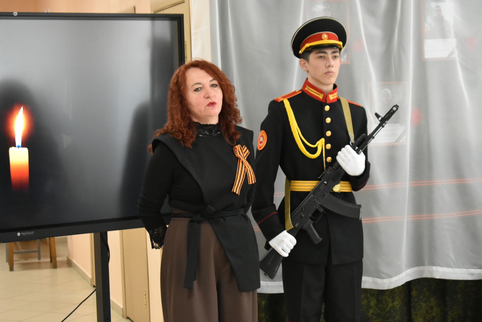 В Болгарской школе для детей с ОВЗ появилась «Стена памяти», посвящённая погибшим участникам СВО