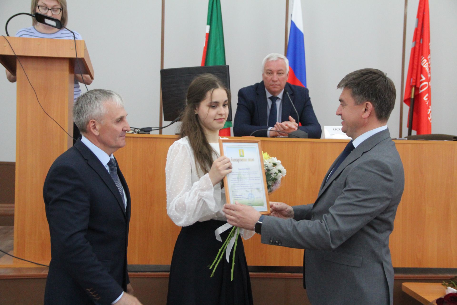 Чествование призёров республиканских предметных олимпиад и их наставников