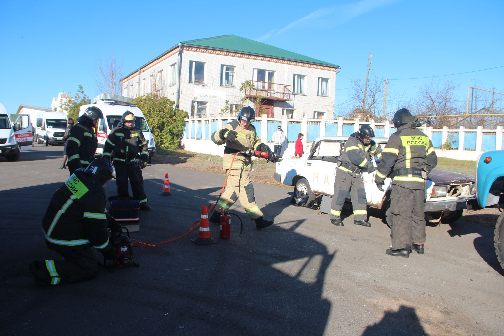 В Спасском районе прошли командно-штабные учения по ликвидации ЧС