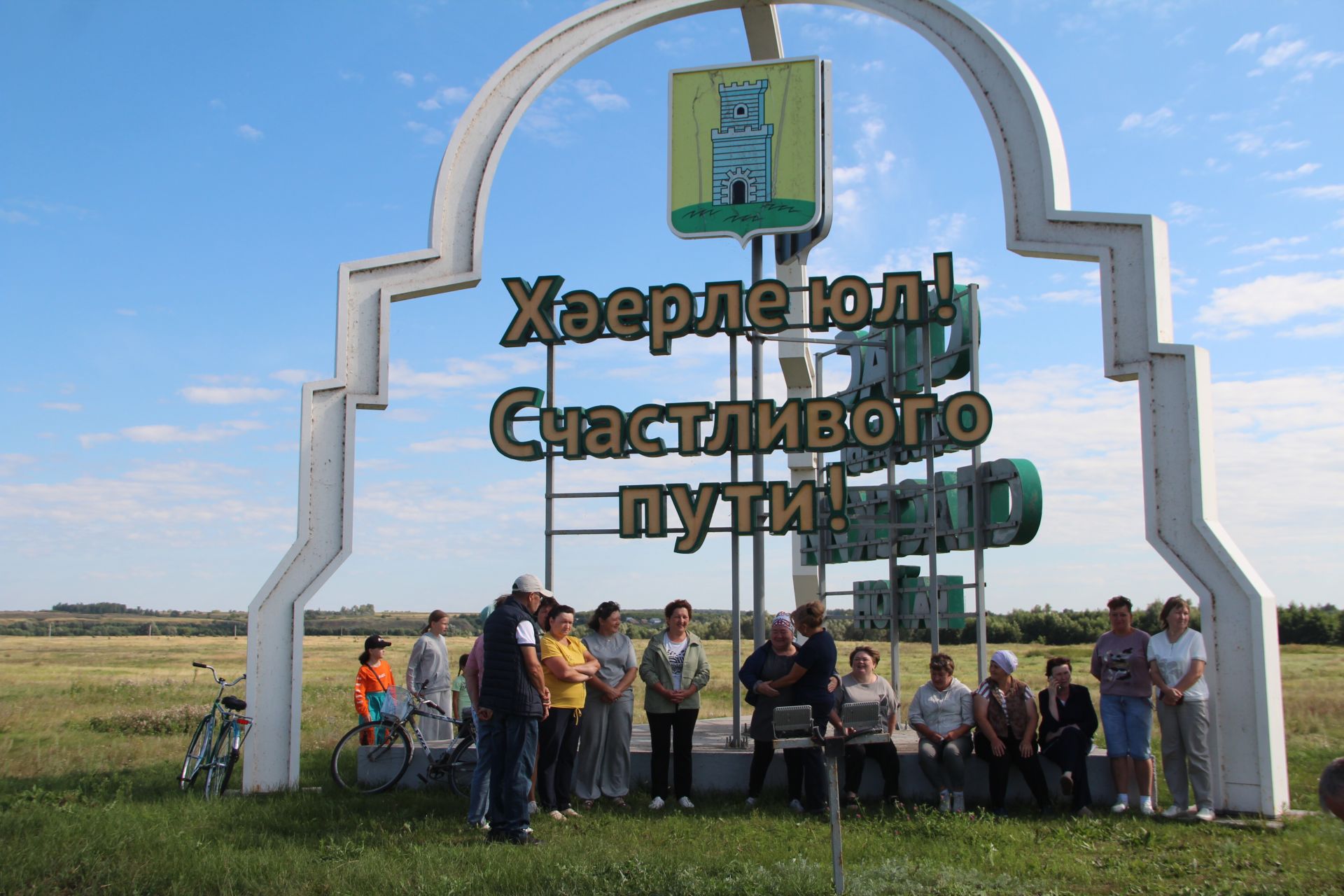В Спасском районе встретили участников велоэстафеты «Болгар радиосы»