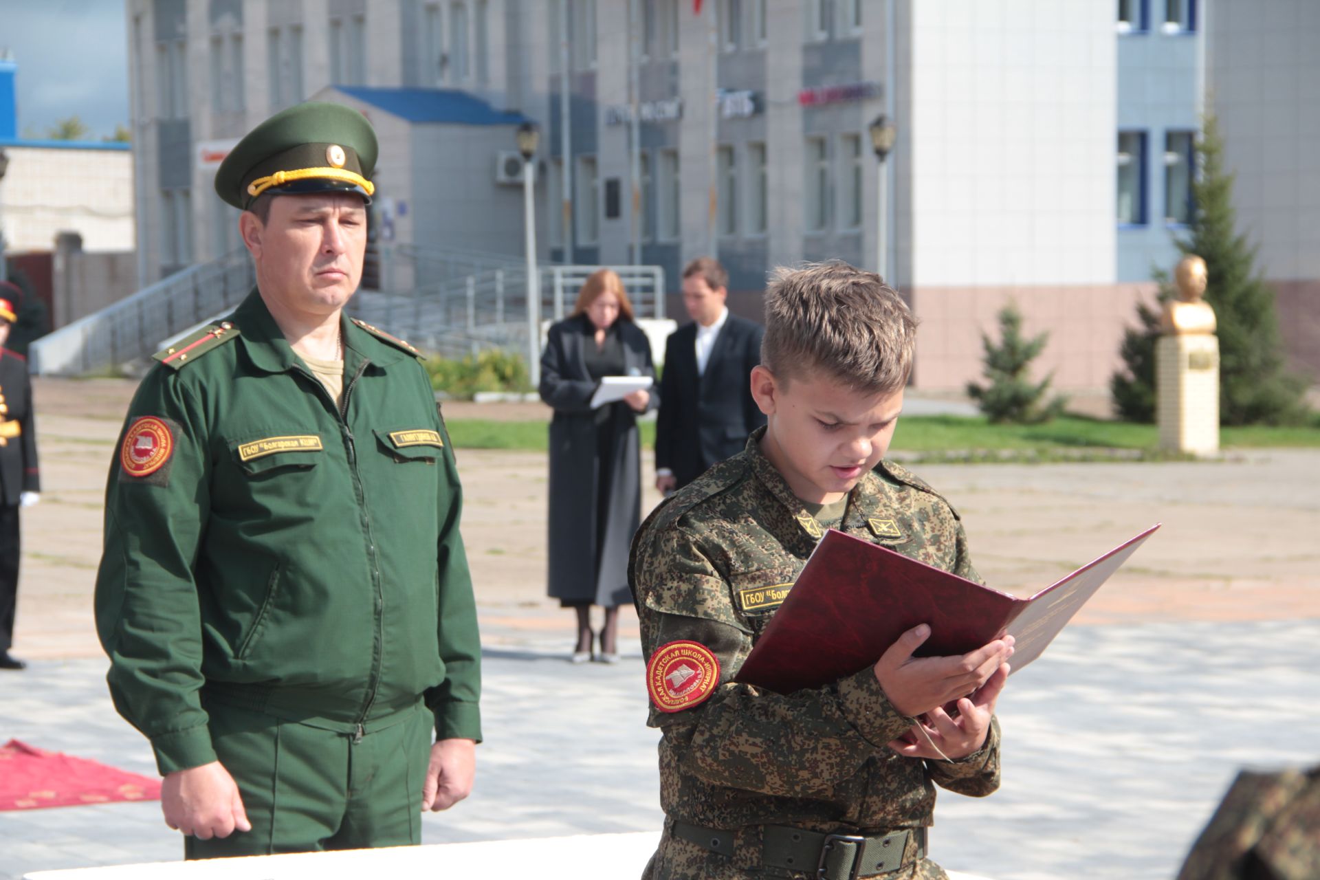 Спасские кадеты дали клятву Родине