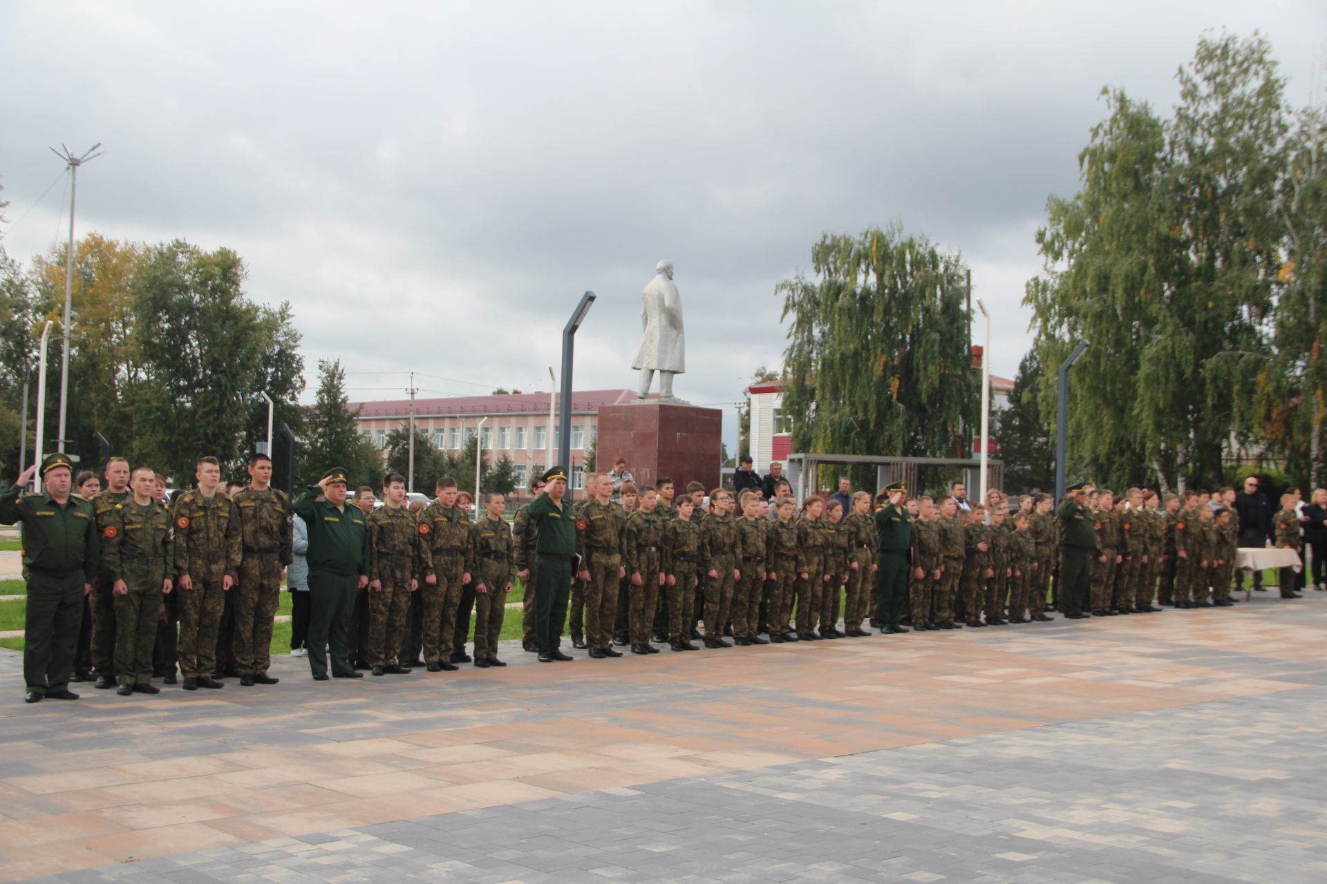 Спасские кадеты дали клятву Родине