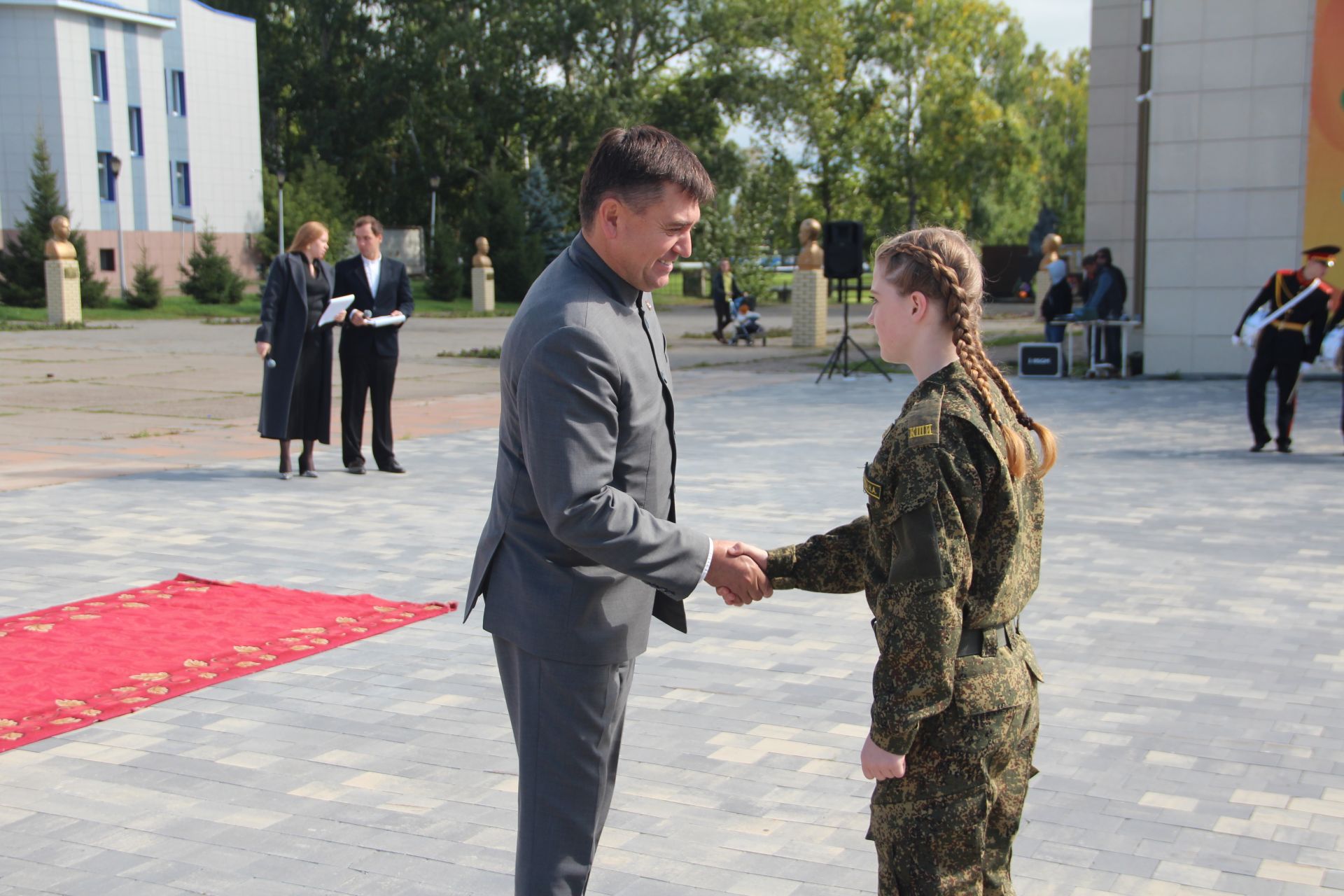 Спасские кадеты дали клятву Родине