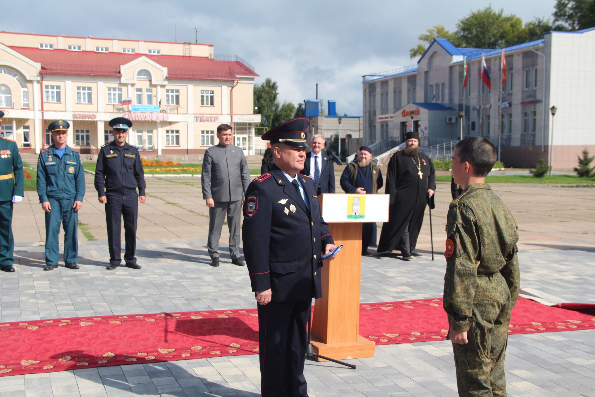 Спасские кадеты дали клятву Родине