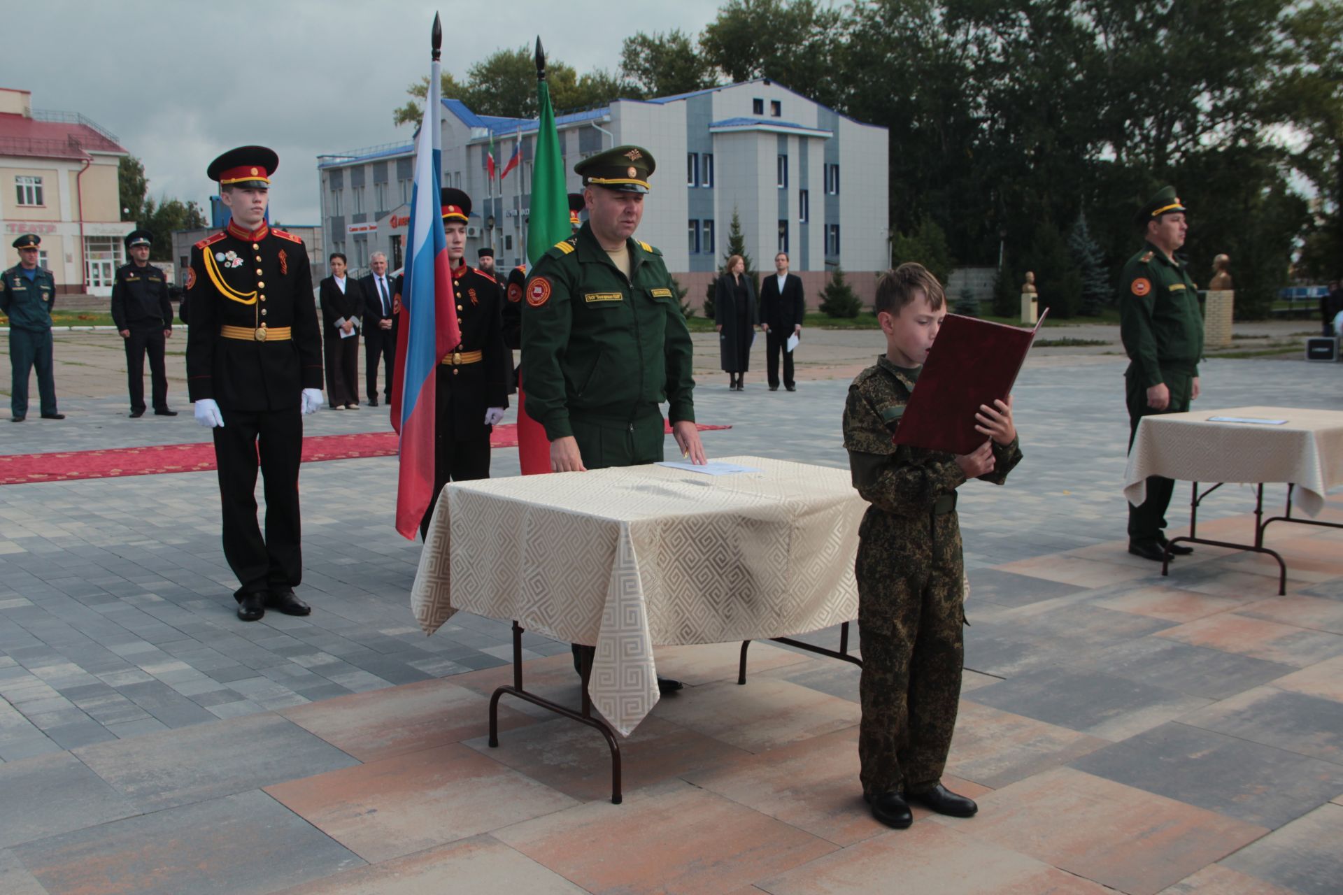 Спасские кадеты дали клятву Родине