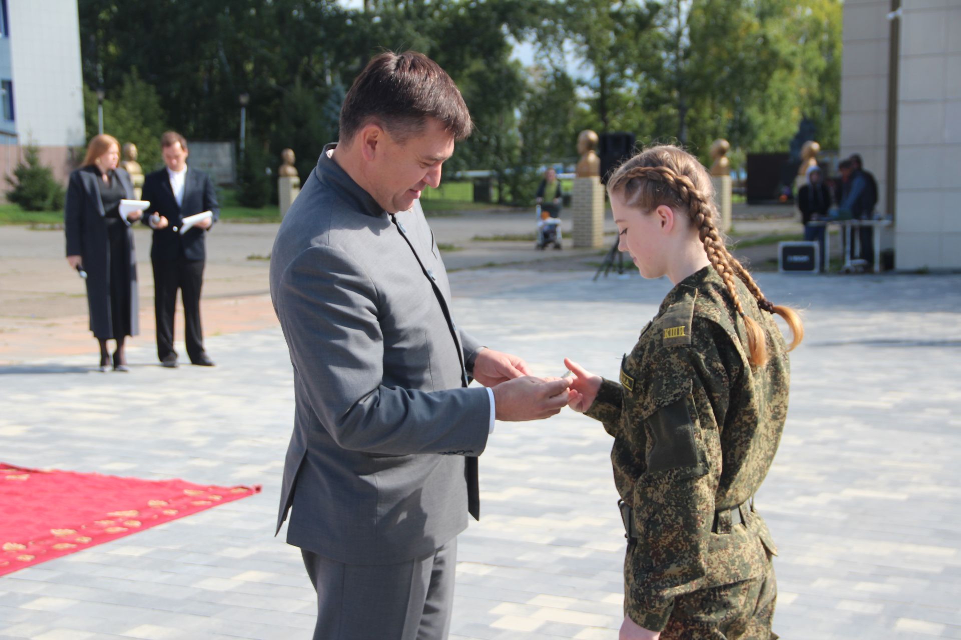 Спасские кадеты дали клятву Родине