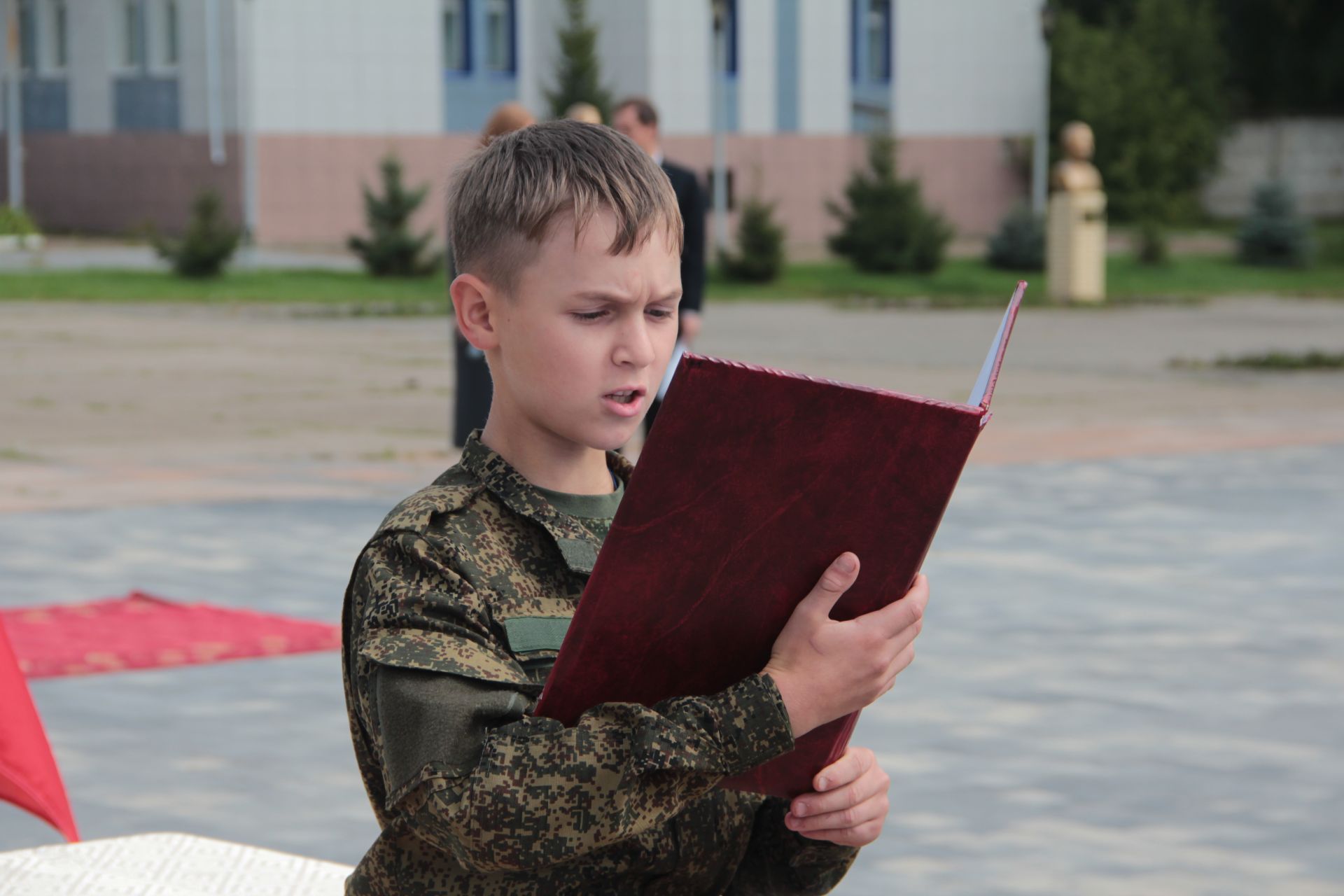 Спасские кадеты дали клятву Родине