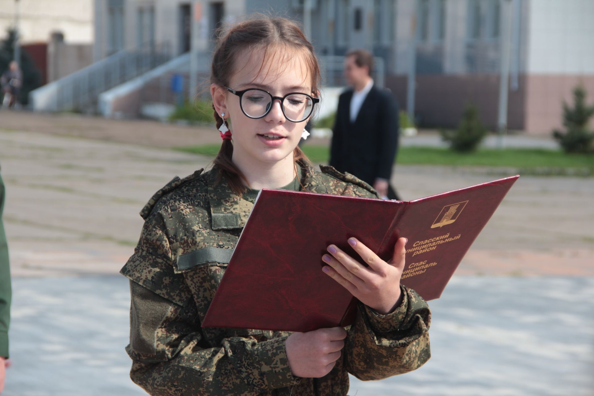 Спасские кадеты дали клятву Родине