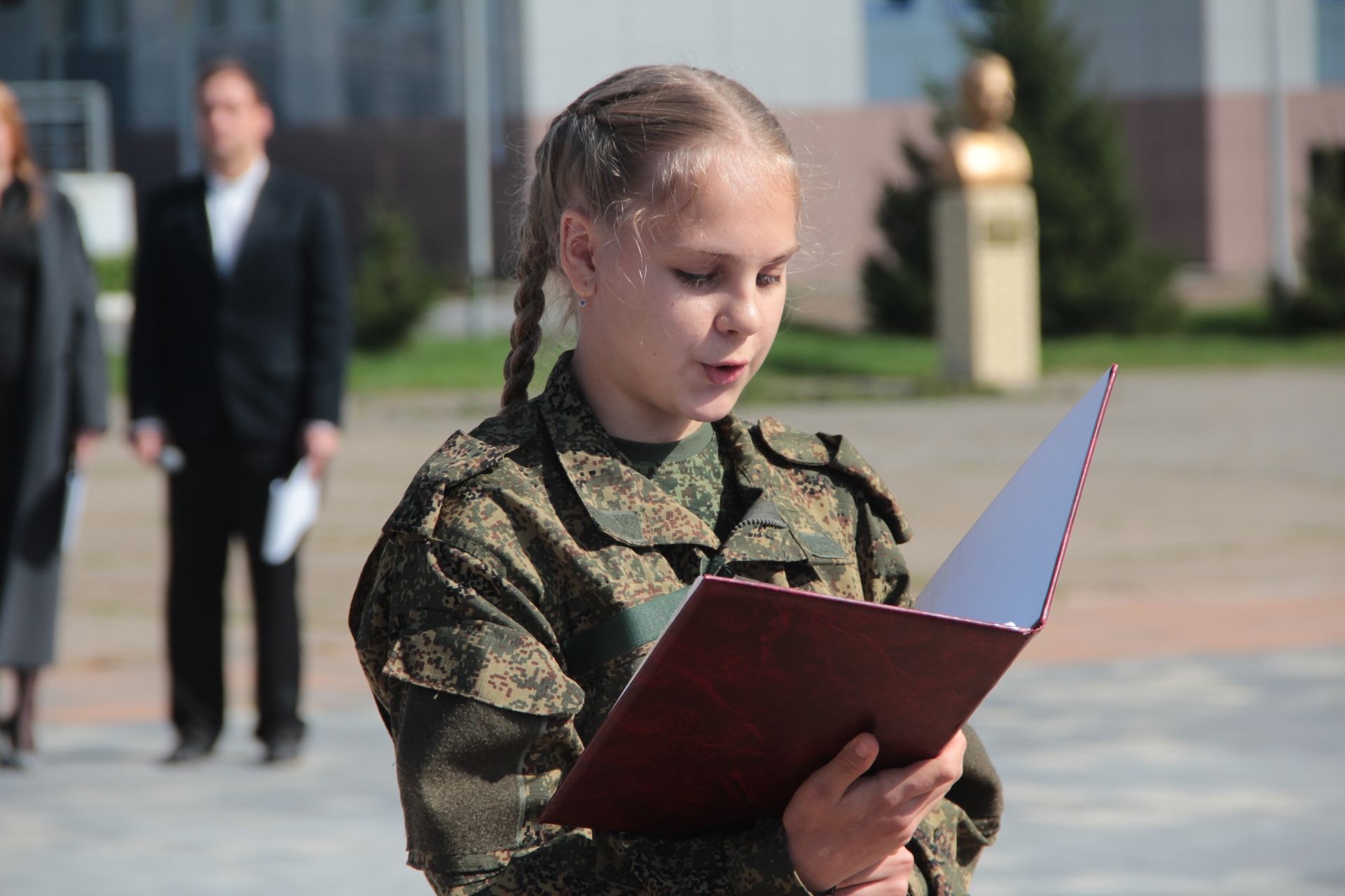 Спасские кадеты дали клятву Родине