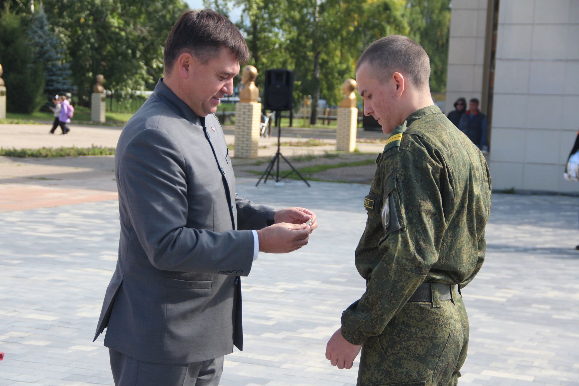 Спасские кадеты дали клятву Родине