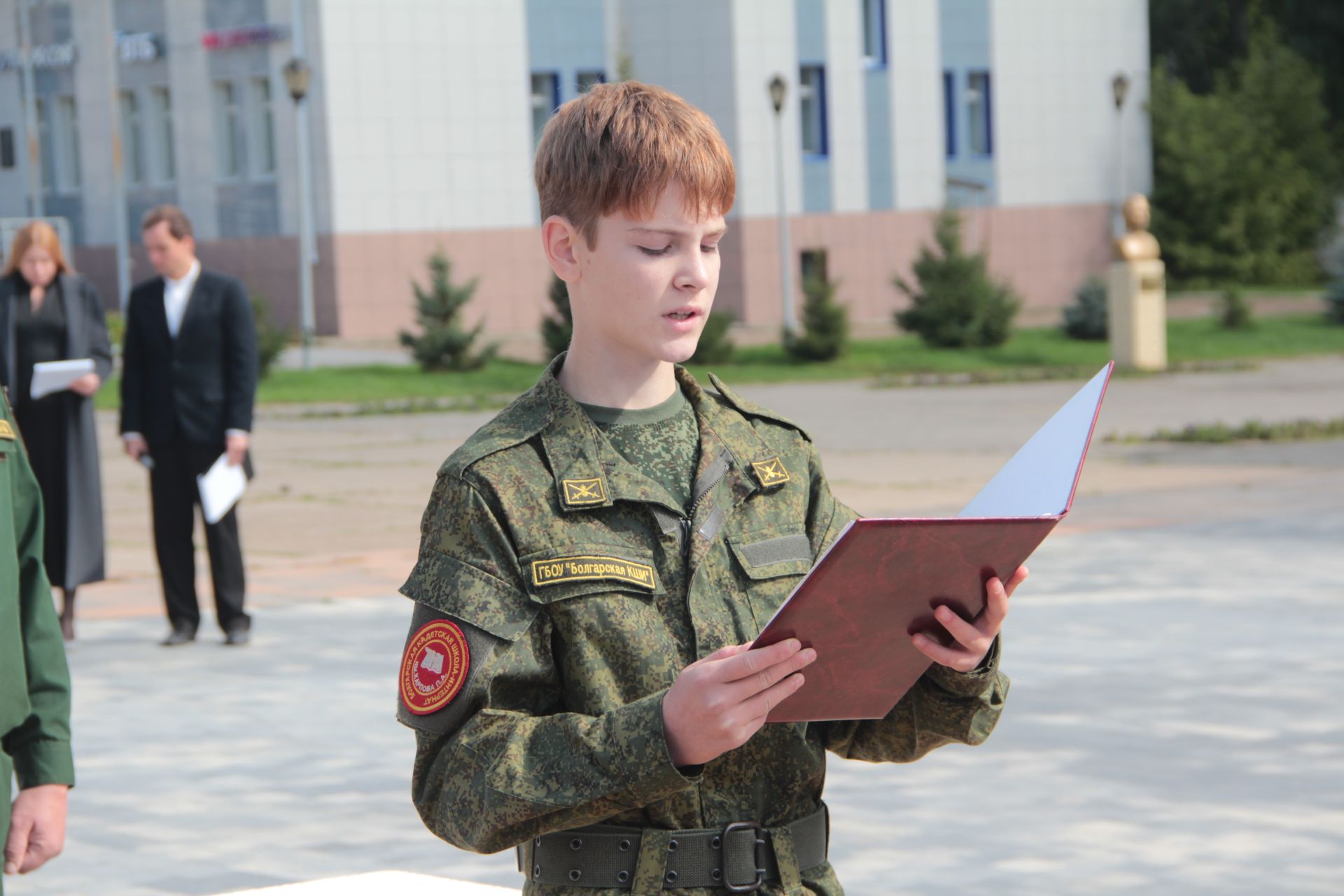 Спасские кадеты дали клятву Родине