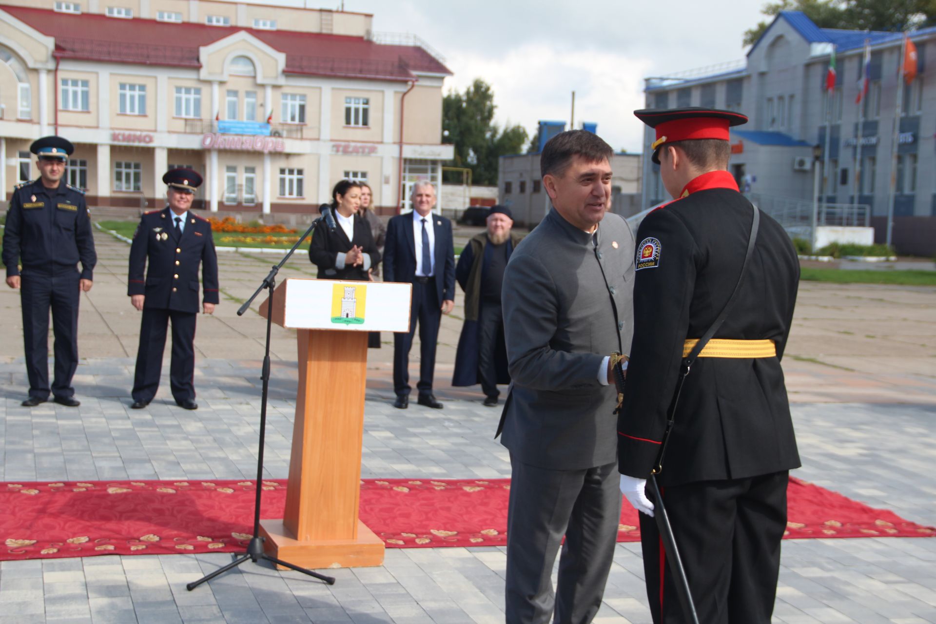 Спасские кадеты дали клятву Родине