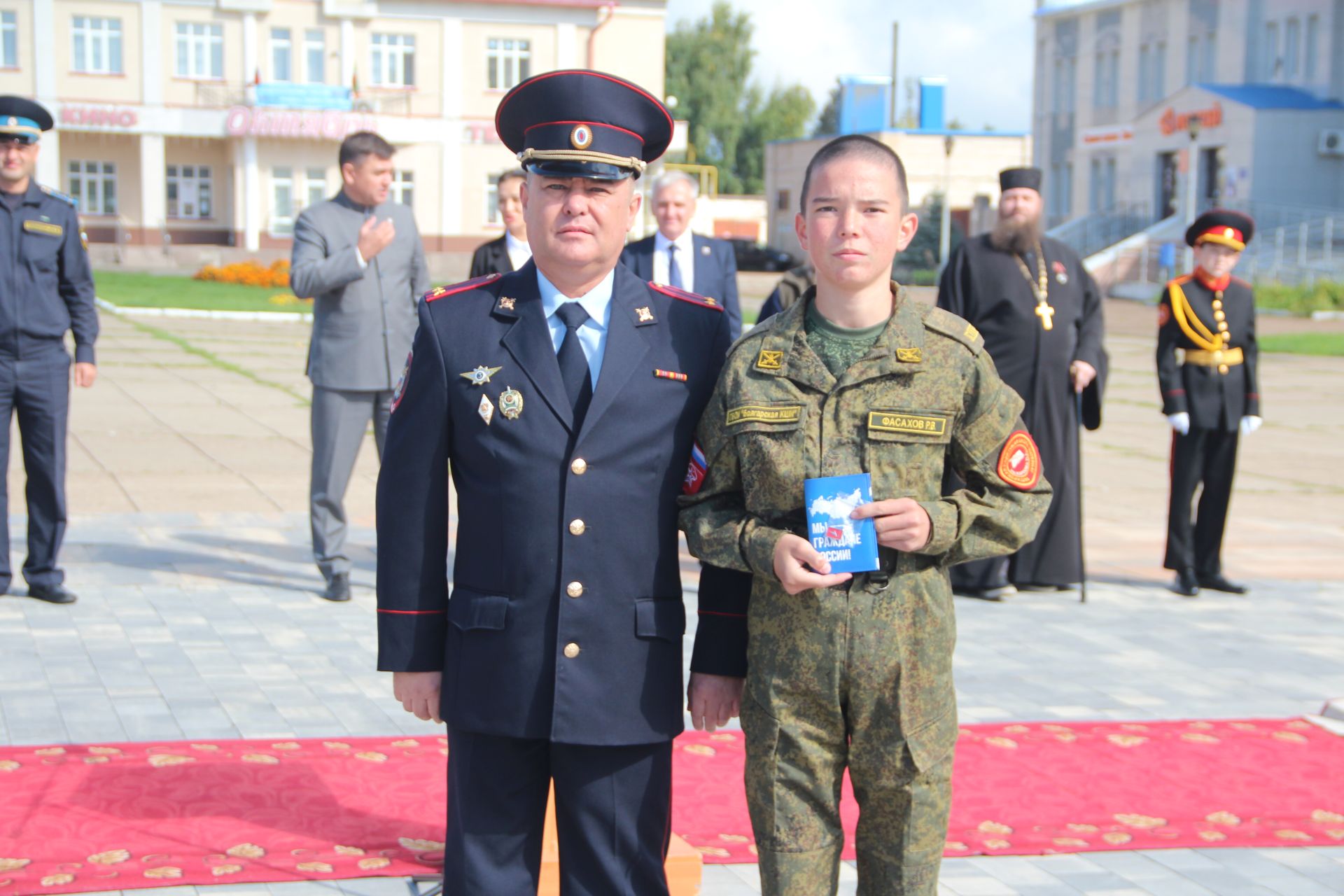 Спасские кадеты дали клятву Родине