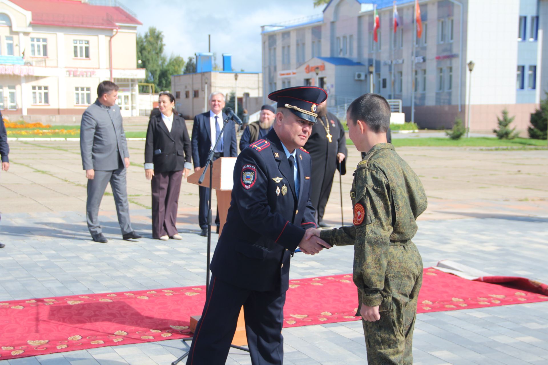 Спасские кадеты дали клятву Родине