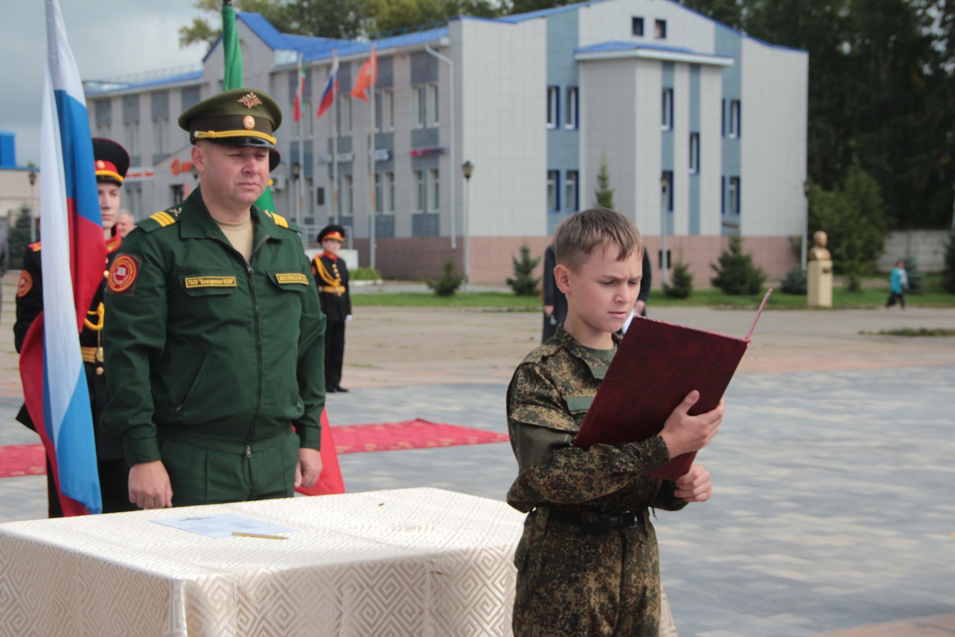 Спасские кадеты дали клятву Родине