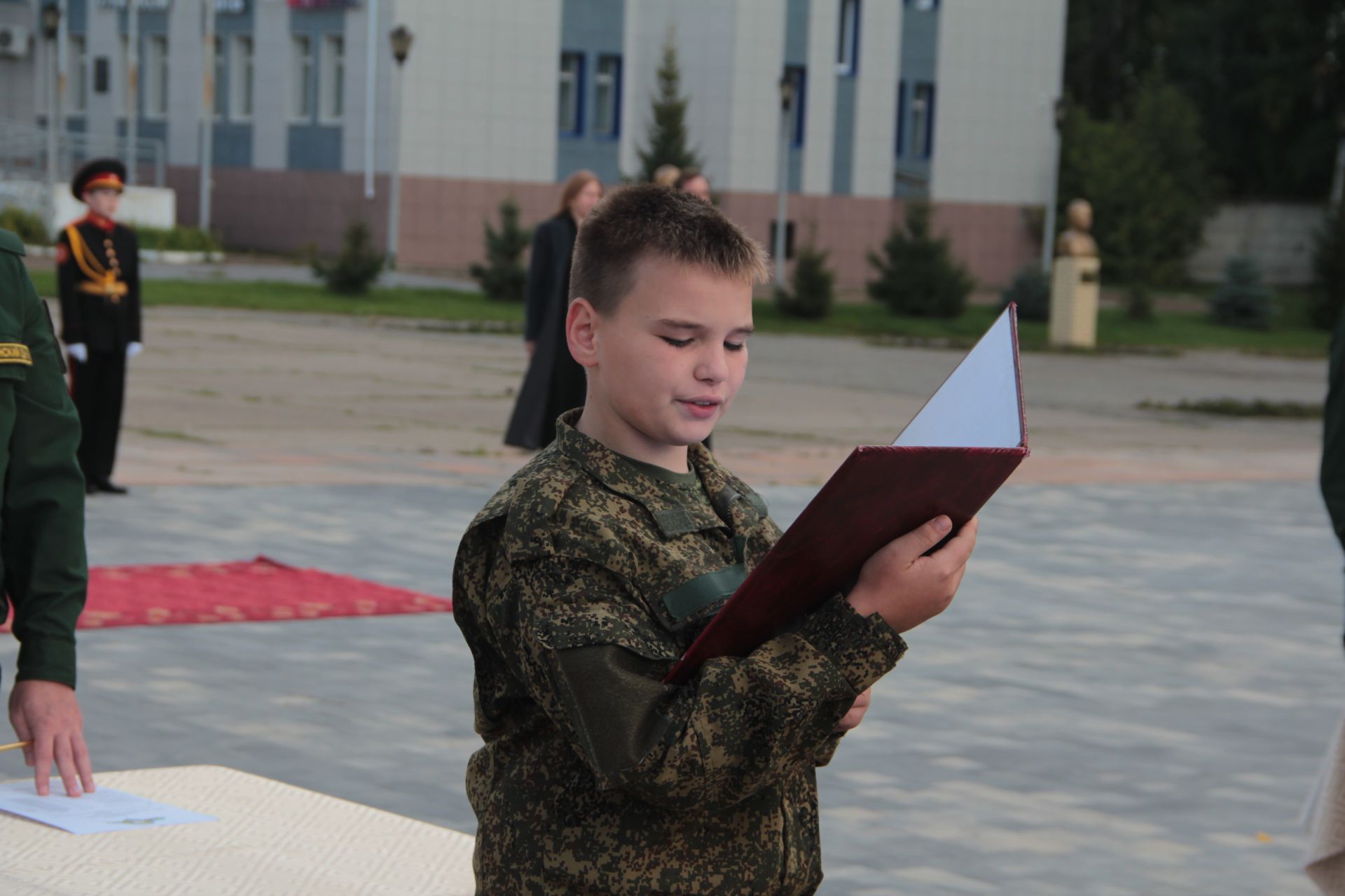 Спасские кадеты дали клятву Родине