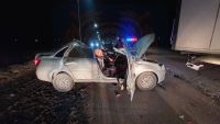 84-летний водитель Лады погиб в столкновении с грузовиком Volvo в Альметьевском районе