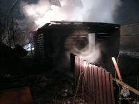 На пожарах в Татарстане погибли двое мужчин и тяжело пострадала женщина