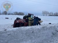 На трассе М7 в Татарстане в лобовом столкновении погибла женщина