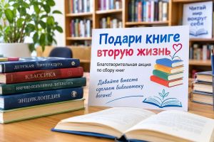 В первой школе Болгара проходит акция «Подари книге вторую жизнь»