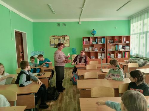 Для школьников первой школы Болгара провели информационно-развлекательное мероприятие «Старый Новый год»