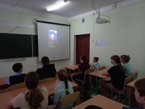 В первой школе Болгара прошёл очередной «Урок мужества»