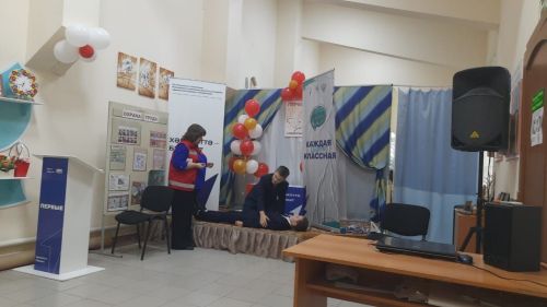 «Движение первых» Спасского района научили школьников оказывать первую помощь