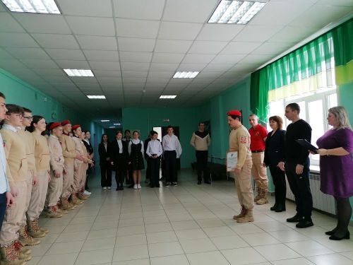 Юнармейскому отряду Болгарской средней школы №1 присвоено имя героя Советского Союза