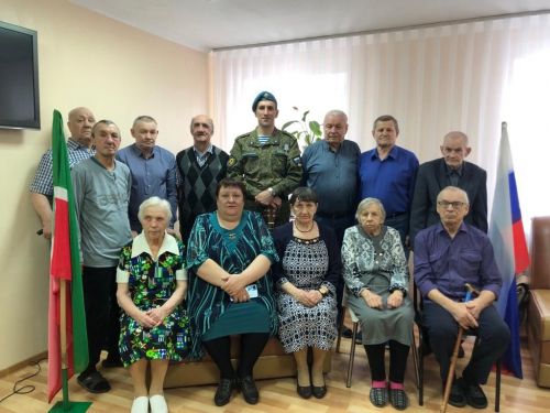 Подопечные Спасского дома-интерната встретились с участником специальной военной операции