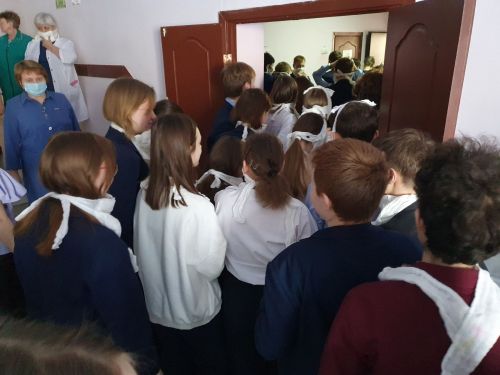 В Болгарской средней школе №2 проведена учебная тренировка по эвакуации