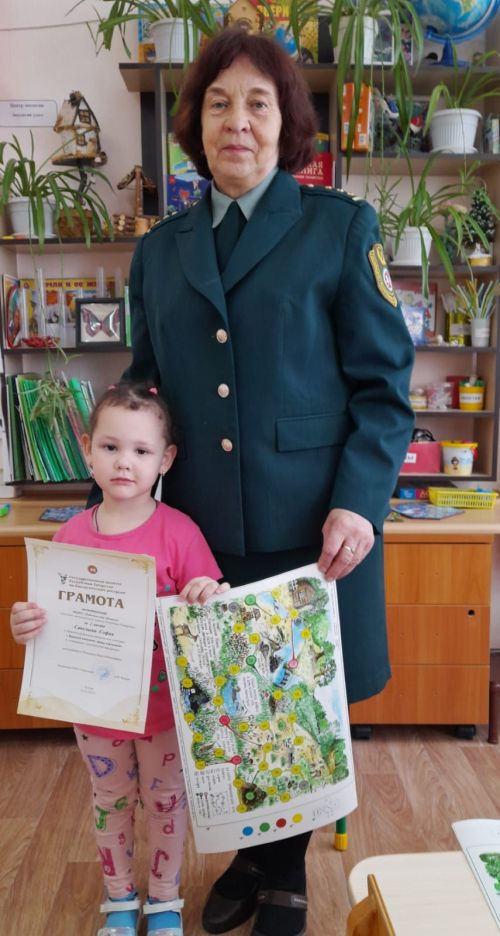 Сотрудник заказника «Спасский» провела для детей детского сада «Колосок» новое мероприятие «Животные нашего леса»