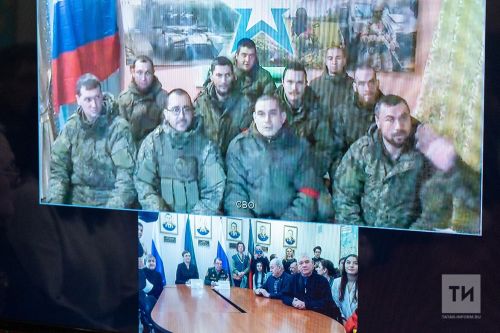 В Казани провели телемост для родственников мобилизованных