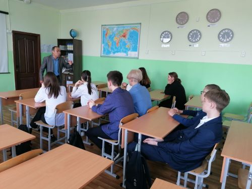 В первой городской школе прошли мероприятия, посвящённые аварии на Чернобыльской АЭС
