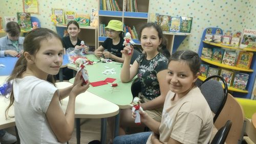 В детской библиотеке Болгара провели фольклорные посиделки