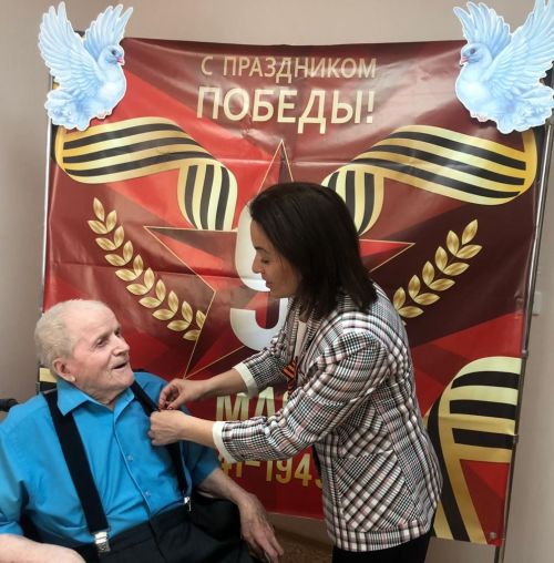 В Спасском доме-интернате прошла патриотическая акция