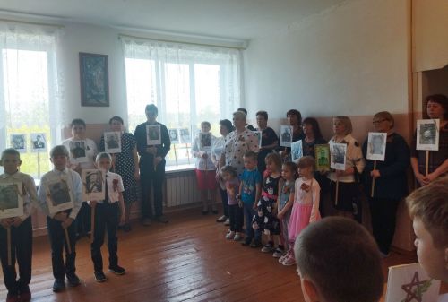 В преддверии Дня Победы в Кузнечихинской школе прошло патриотическое мероприятие