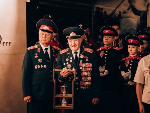 В Казани ветерану Великой Отечественной войны Алексею Комлеву передали «Огонь Памяти»