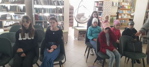 Центральную библиотеку Болгара посетили учащиеся из Иске-Рязяпа