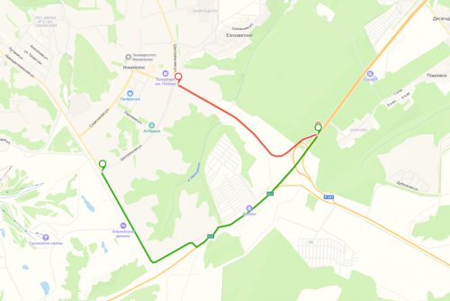 В Татарстане временно приостановлено движение по трассе М-7 Волга - Иннополис