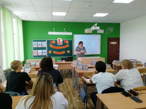 В первой школе Болгара прошло заседание секции учителей биологии и химии