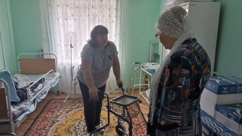 Сотрудники Спасского отдела социального обслуживания «Рассвет» провели занятия по технике реабилитации