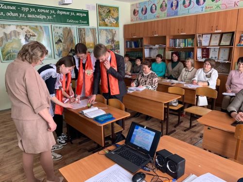 В Иске-Рязяпской школе состоялся семинар для учителей татарского языка и литературы