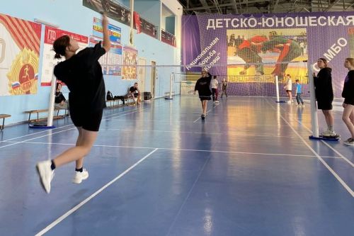 В спортшколе «Олимп» прошло Первенство по бадминтону