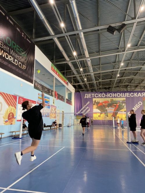 В спортшколе «Олимп» прошло Первенство по бадминтону