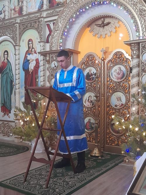 Православные спассцы встретили Рождество Христово