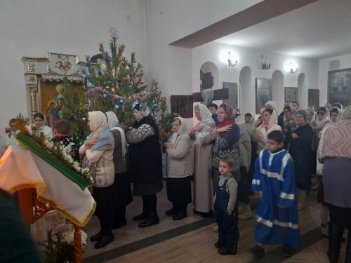 Православные спассцы встретили Рождество Христово