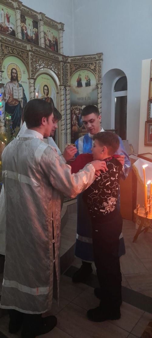 Православные спассцы встретили Рождество Христово