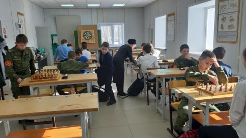 В Болгарской Кадетской школе-интернате прошёл шахматно - шашечный турнир