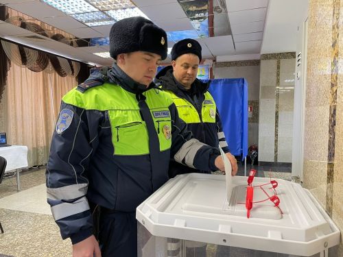 Спас районында дәүләт автоинспекторлары тавыш бирде