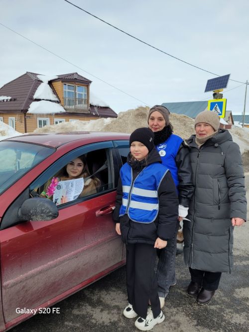 Женщин-водителей Спасского района поздравили с Международным женским днём